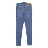 LEVI'S 710 Super Skinny Big E Womens Jeans Blue Slim Skinny Denim Medium W28 L30