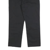 DICKIES Mens Cotton Blend Black Regular Straight Trousers W28 L26 Zip Workwear