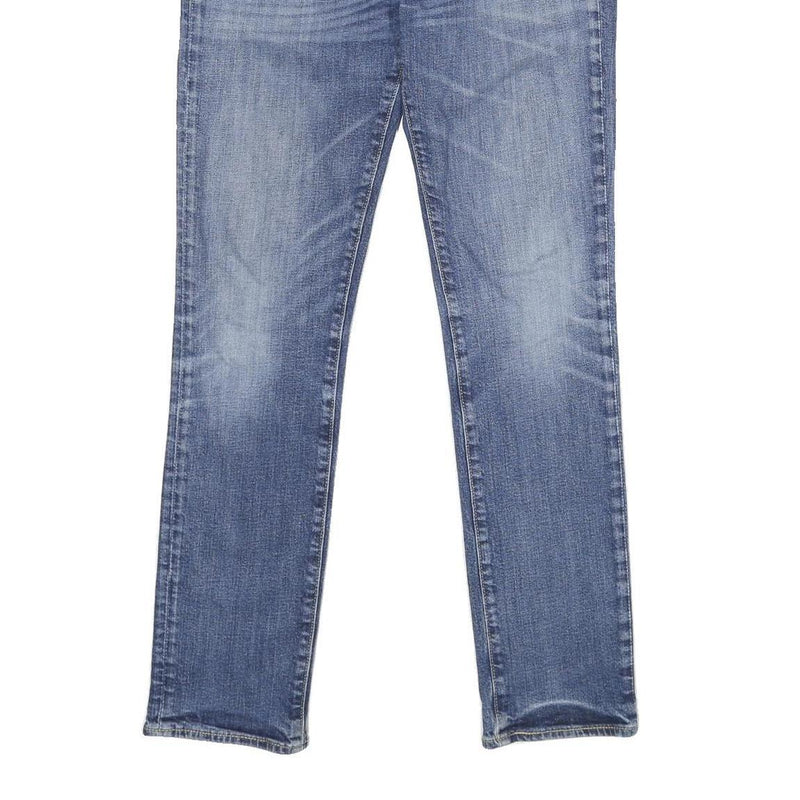 LEVI'S 511 Slim Mens Jeans Blue Slim Straight Denim Medium W31 L32 Stylish