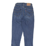 LEVI'S Womens Slim Blue Denim Jeans Cotton Blend Zip W25 L29 Classic Fit