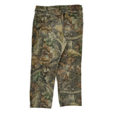 Wrangler Double Knee Pants - 35W 28L Camo Cotton