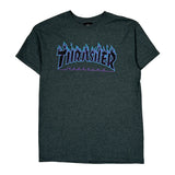 Thrasher Graphic T-Shirt - Medium Gray Cotton