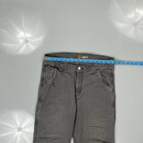 Carhartt Double Knee Carpenter Trousers - 21W 30L Grey Cotton