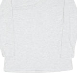 TRUE RELIGION Womens White Long Sleeve Henley Neck T-Shirt S Cotton Blend
