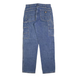DICKIES Mens Jeans Blue Relaxed Straight Denim Medium W34 L34 Workwear
