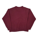 Heavyweight Starter Sweatshirt - Medium Burgundy Cotton