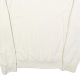 CALVIN KLEIN JEANS Mens Cream Sweatshirt Crew Neck M Cotton Pullover Logo