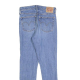 LEVI'S 501S Womens Jeans Blue Slim Skinny Denim Light W27 L28 Distressed