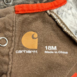 Age 18 Months Carhartt Camo T-Shirt - 3XS Brown Cotton