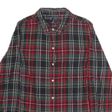 GAP Womens Red & Green Check Shirt S Cotton Long Sleeve Casual Trendy