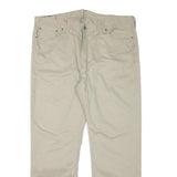 LEVI'S Mens Cotton Blend Beige Regular Straight Trousers W41 L31 Casual Everyday