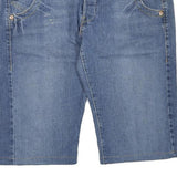 LEVI'S Womens Denim Blue Casual Shorts XL W38 Cotton Blend Relaxed Fit