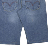 LEVI'S Womens Denim Blue Casual Shorts XL W38 Cotton Blend Relaxed Fit