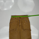 Dickies Carpenter Trousers - 28W 31L Brown Cotton