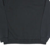 PUMA Mens Black Cotton Blend Crew Neck Sweatshirt L Logo Printed Sportswear
