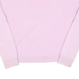 Womens Pink Sweatshirt Pyrex Crew Neck S Cotton Soft Casual Pullover
