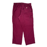 Carhartt Cargo Pants - XL Red Cotton Blend