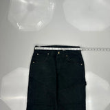 Tough Duck Carpenter Pants - 32W 32L Black Cotton