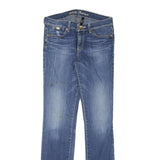 GUESS Womens Blue Regular Fit Denim Jeans W29 L33 Classic Zip Cotton Blend
