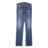 GUESS Womens Blue Regular Fit Denim Jeans W29 L33 Classic Zip Cotton Blend