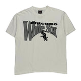Single Stitch Chicago White Sox Signal Sports Graphic T-Shirt - XL White Cotton