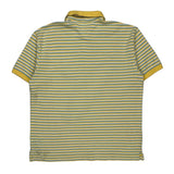 Tommy Hilfiger Striped Polo Shirt - Large Blue Cotton