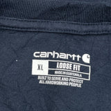 Carhartt T-Shirt - XL Navy Cotton