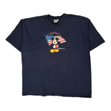 Mickey Mouse Disney T-Shirt - XL Navy Cotton