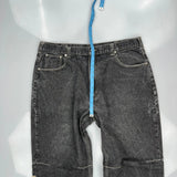 Sean John Graphic Jeans - 42W 30L Black Cotton