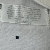 Yves Saint Laurent Trousers - 36W 30L Navy Polyester Blend