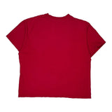 Nike T-Shirt - Large Red Cotton
