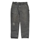 Carhartt Double Knee Carpenter Trousers - 34W 34L Grey Cotton