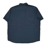 Carhartt Short Sleeve Shirt - 2XL Blue Polyester Blend