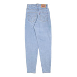 LEVI'S Womens Jeans Blue Slim Skinny Denim Light W24 L28 Zip Cotton Blend