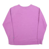 CHAMPION Womens Purple Crew Neck M Sweatshirt Cotton Blend Raglan Sleeve Casual