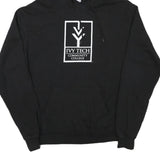 CHAMPION Mens Black Ivy Tech Community College Pullover Hoodie M Cotton Blend