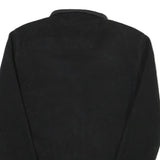 NAUTICA Mens Black & Blue Jacket S Polyester Blend Plain Zip Up Casual