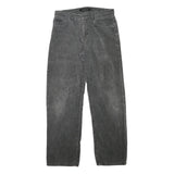 CALVIN KLEIN JEANS Mens Cotton Blend Grey Regular Straight Trousers W32 L31