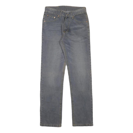 LEVI'S 505 Mens Jeans Blue Regular Straight Denim Medium W28 L31 Classic Fit Zip