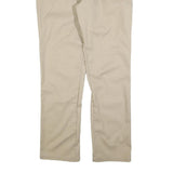 RED KAP Mens Cotton Blend Beige Regular Fit Straight Leg Trousers W36 L34