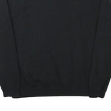 NIKE Mens Black Crew Neck S Sweatshirt Cotton Blend Logo Print