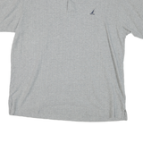 NAUTICA Mens Grey Polo Shirt XL Cotton Short Sleeve Plain Classic Fit