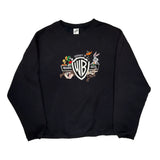 Warner Bros Cartoon Sweatshirt - XL Black Cotton