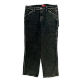 Dickies Carpenter Pants - 34W US 10 Black Cotton