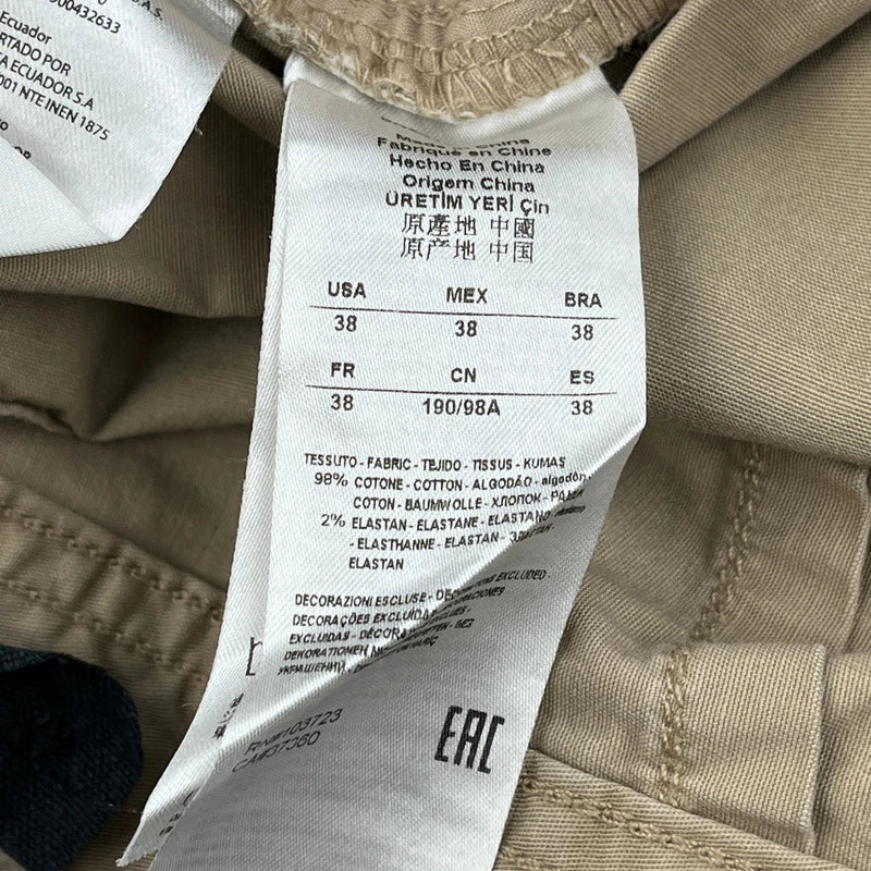Armani Exchange Trousers - 38W 31L Beige Cotton Blend
