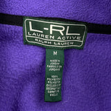 Ralph Lauren Fleece Jacket - Medium Black Polyester