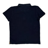 Age 10 Burberry Polo Shirt - Medium Navy Cotton