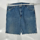 Dickies Denim Shorts - 40W 9L Blue Cotton