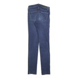 CALVIN KLEIN JEANS Womens Slim Blue Denim Stone Wash W26 L32 Stretch Zip