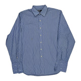Polo By Ralph Lauren Striped Shirt - XL Blue Cotton